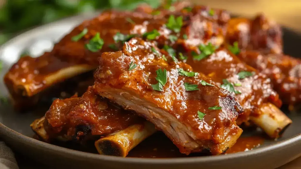 Smothered Turkey Ribs