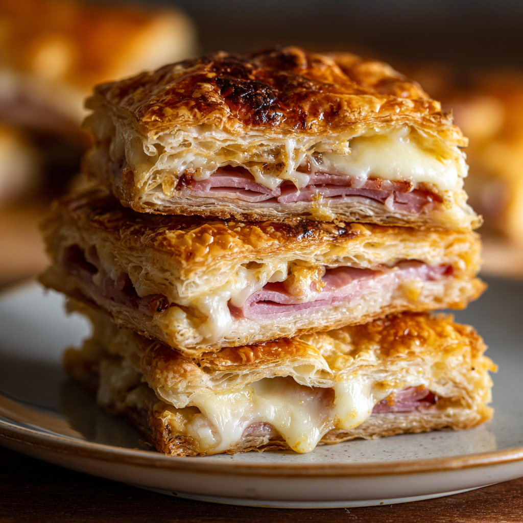 u6258884398 Simple photo of Crispy Ham and Cheese Puff Pastry d3920241 9cab 466a aa68 a529fd812253 1 1