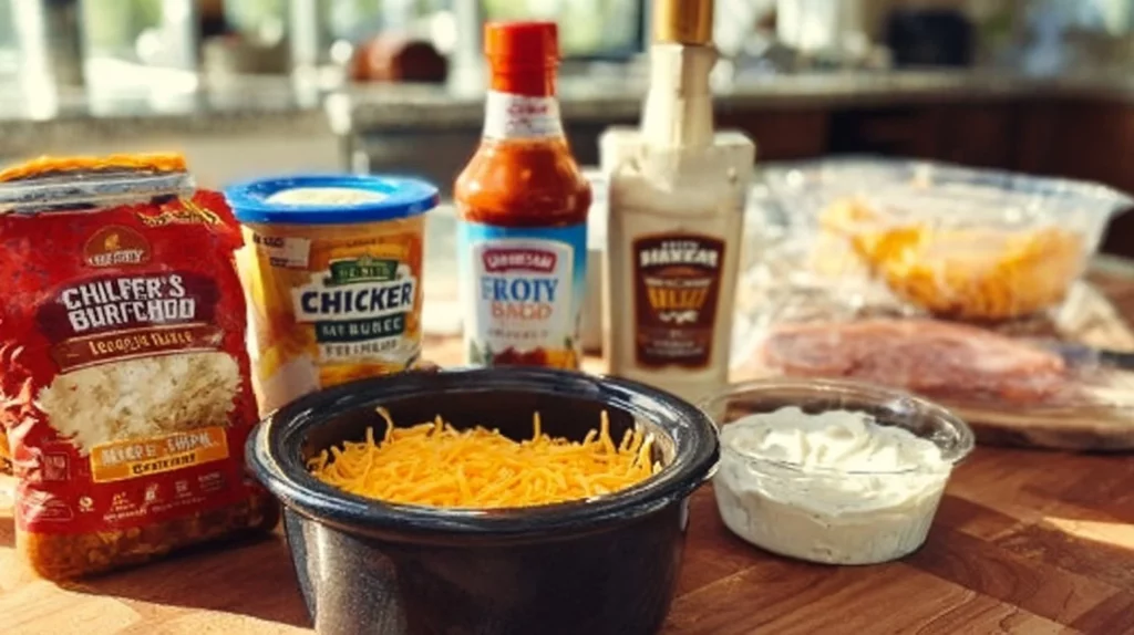 Delicious Buffalo Chicken Dip served in a bowl with tortilla chips