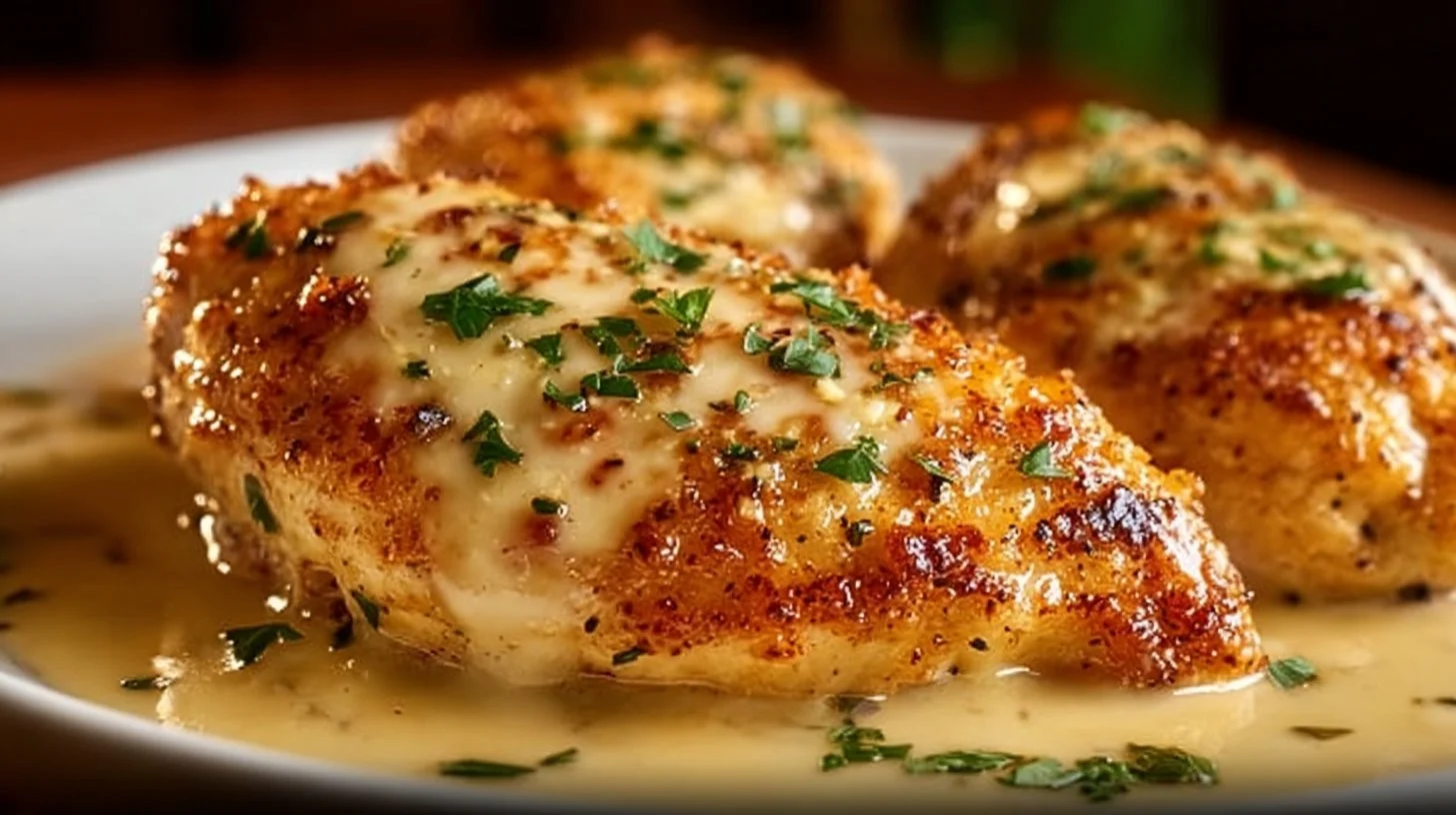 Herb-crusted Parmesan Chicken served at Longhorn Steakhouse