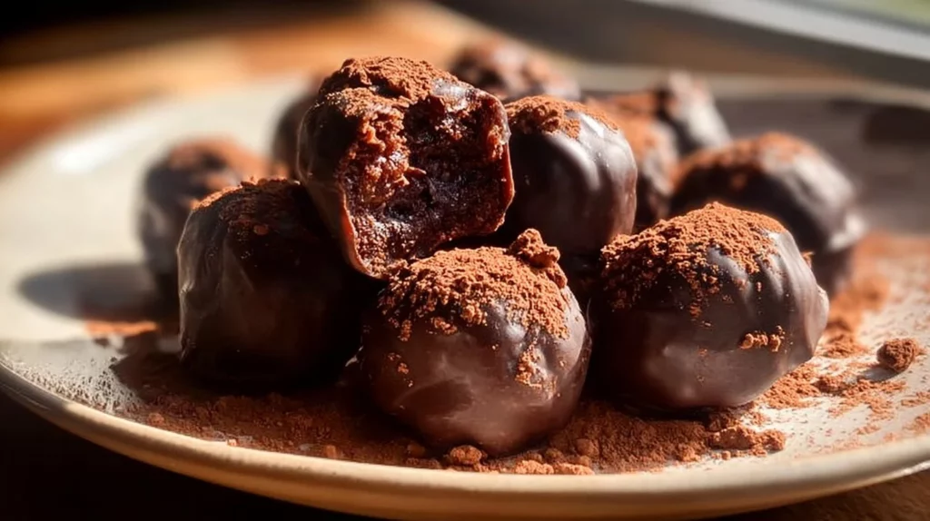 Delicious brownie protein bites for a healthy snack or post-workout energy boost
