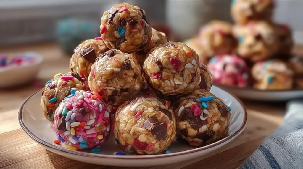No bake energy bites for kids, healthy snack packed with nutrients
