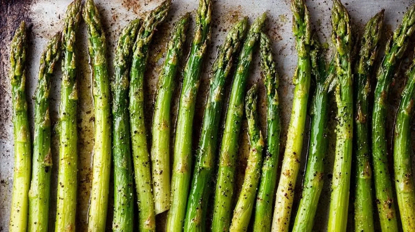 Fresh green asparagus during the asparagus season with cooking tips.