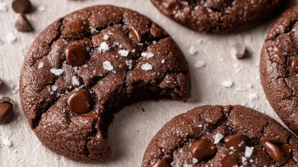 Delicious Crumbl brownie batter cookies on a plate