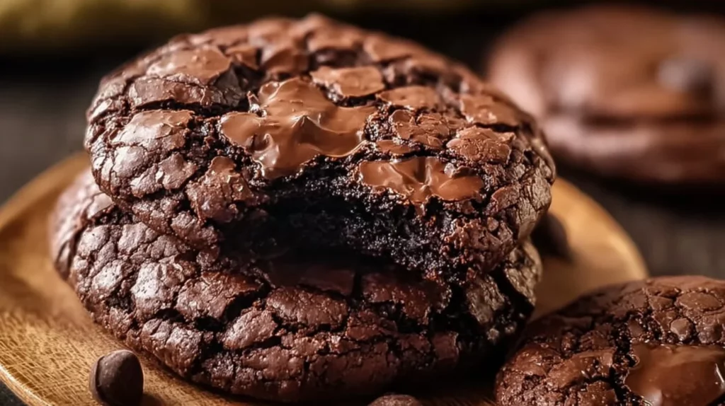 Delicious brownie mix cookies baked to perfection
