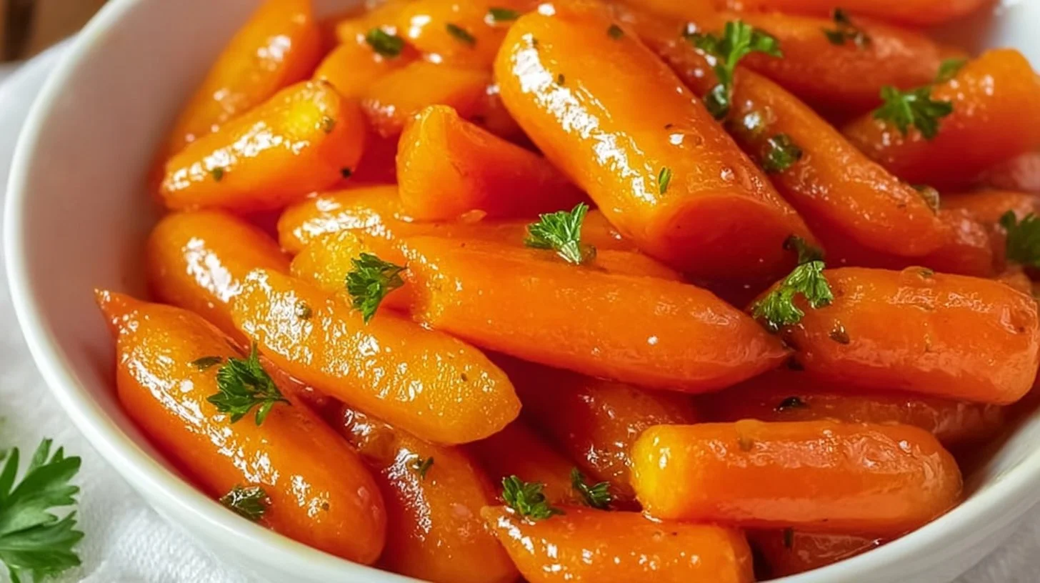 Delicious honey glazed carrots recipe for a sweet and savory side dish.