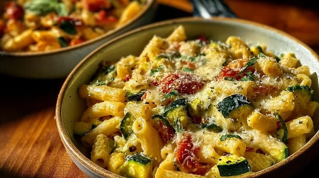 Delicious Spring Pasta with seasonal vegetables and herbs