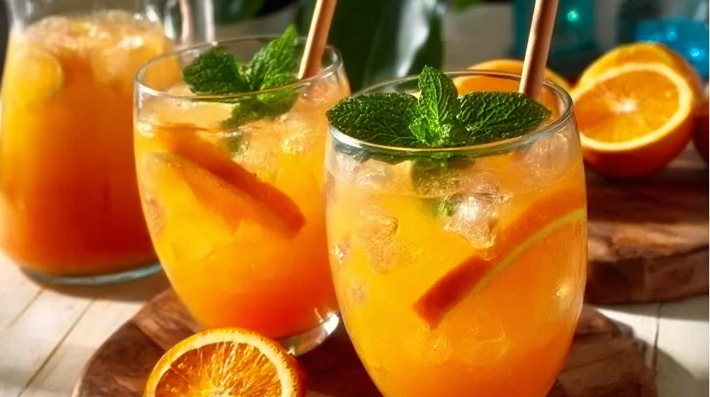 4-ingredient Orange Lemonade recipe with fresh oranges and lemons