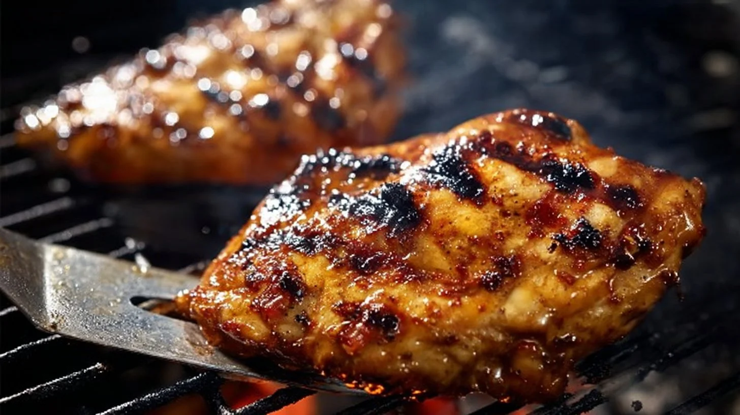 Delicious grilled chicken marinated in a flavorful blend of spices and herbs.