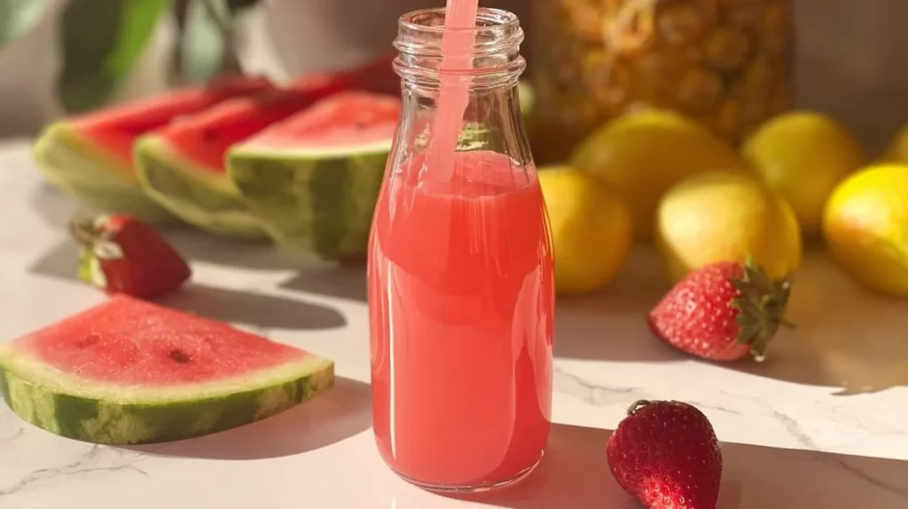 Refreshing detox juice made from fresh fruits and vegetables for a healthy cleanse.