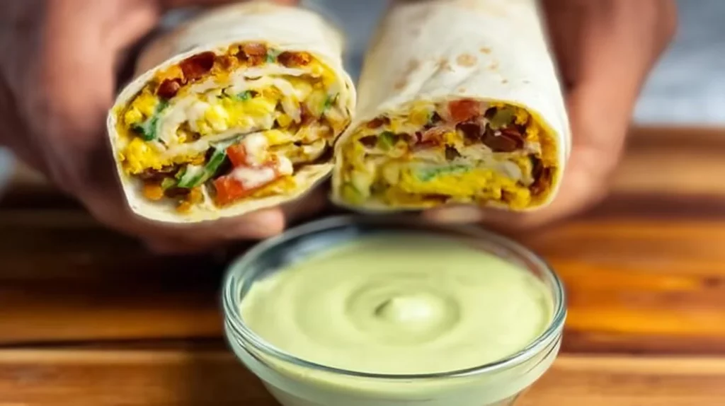 High protein meal prep breakfast burritos ready to enjoy