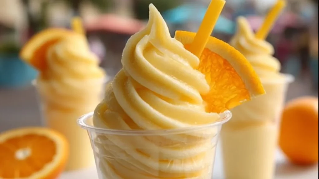 Refreshing Orange Whip dessert inspired by Disney World flavors