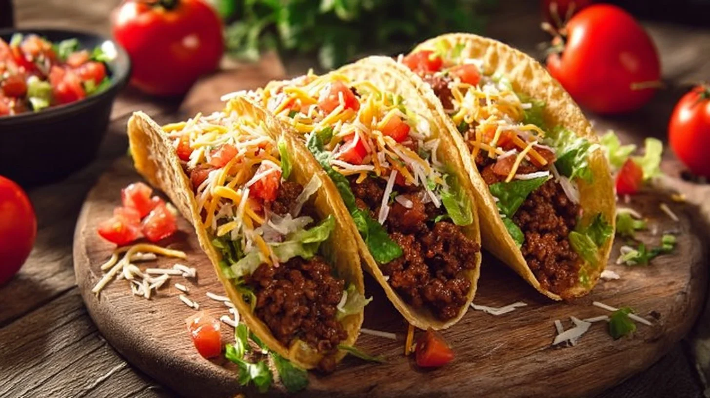 Bowl of quick and easy homemade taco meat ready to serve.