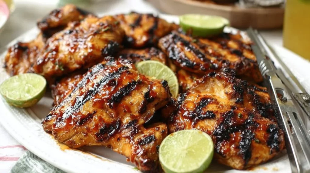 Grilled Sweet Chili Chicken coated in a flavorful marinade