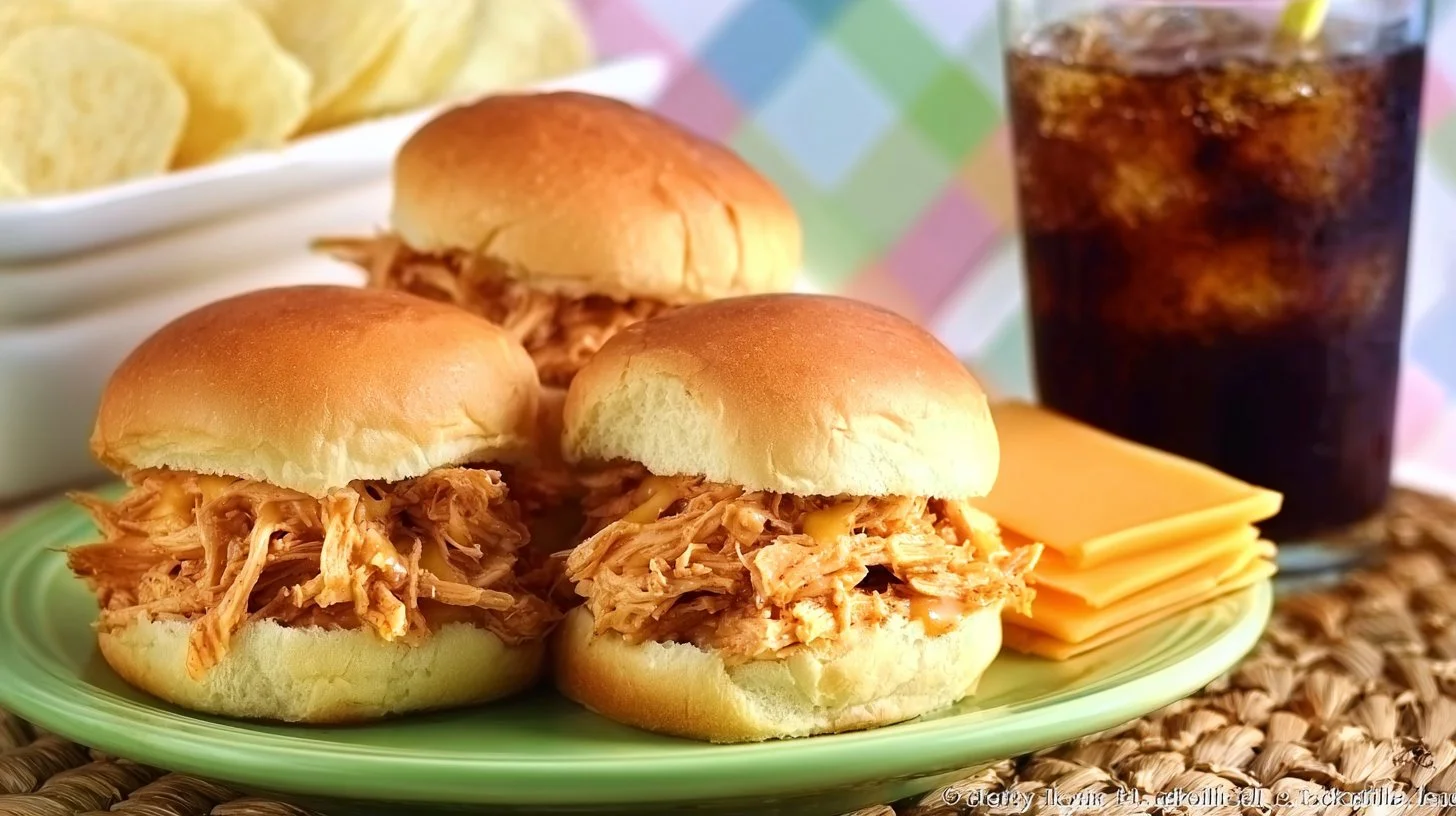 Delicious BBQ chicken sandwich with crispy slaw on a toasted bun