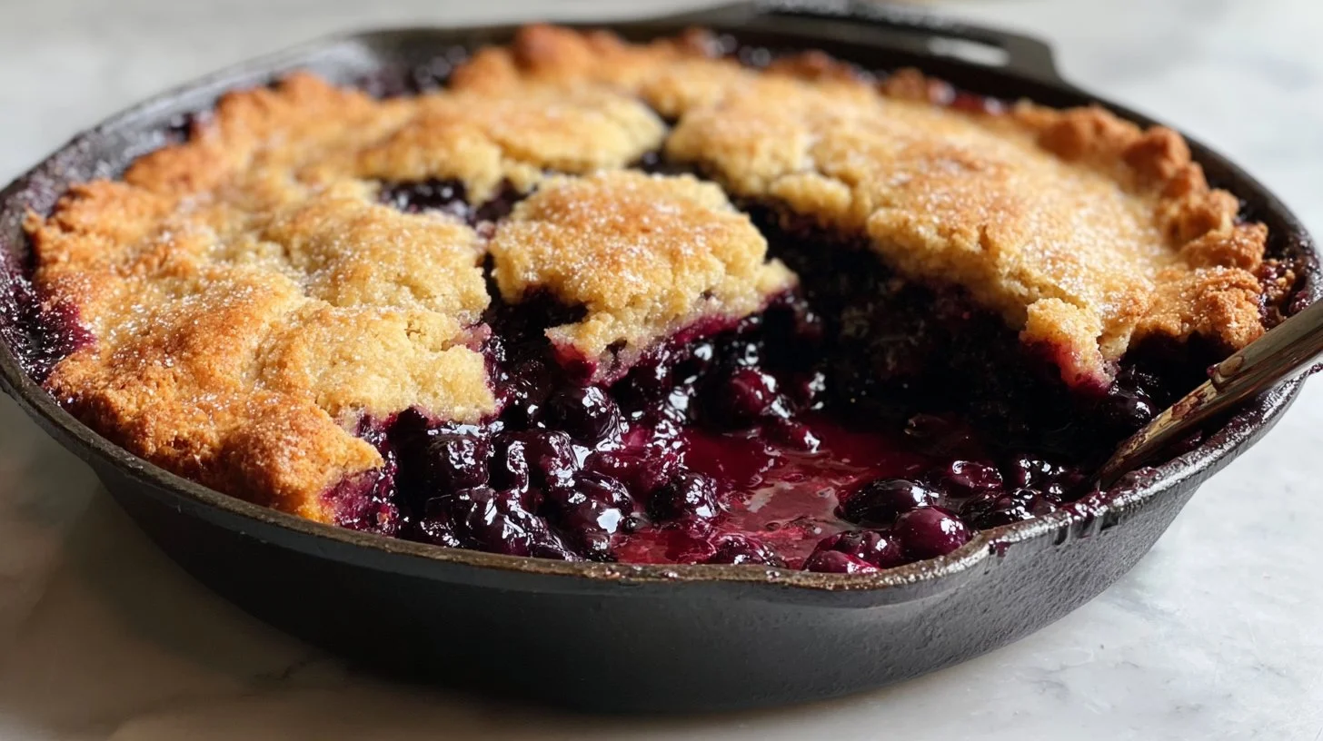 Berry Cobbler Pie 2 Delicious berry cobbler pie with a flaky crust and fresh berries
