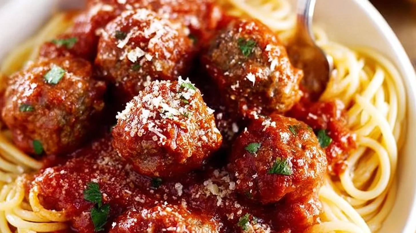 Delicious homemade Easy Italian Meatballs served on a plate