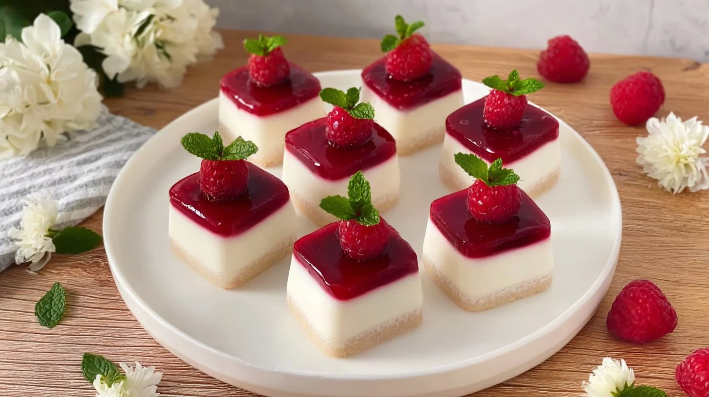 Raspberry Mascarpone Dessert 2 Delicious Raspberry Mascarpone Dessert topped with fresh raspberries