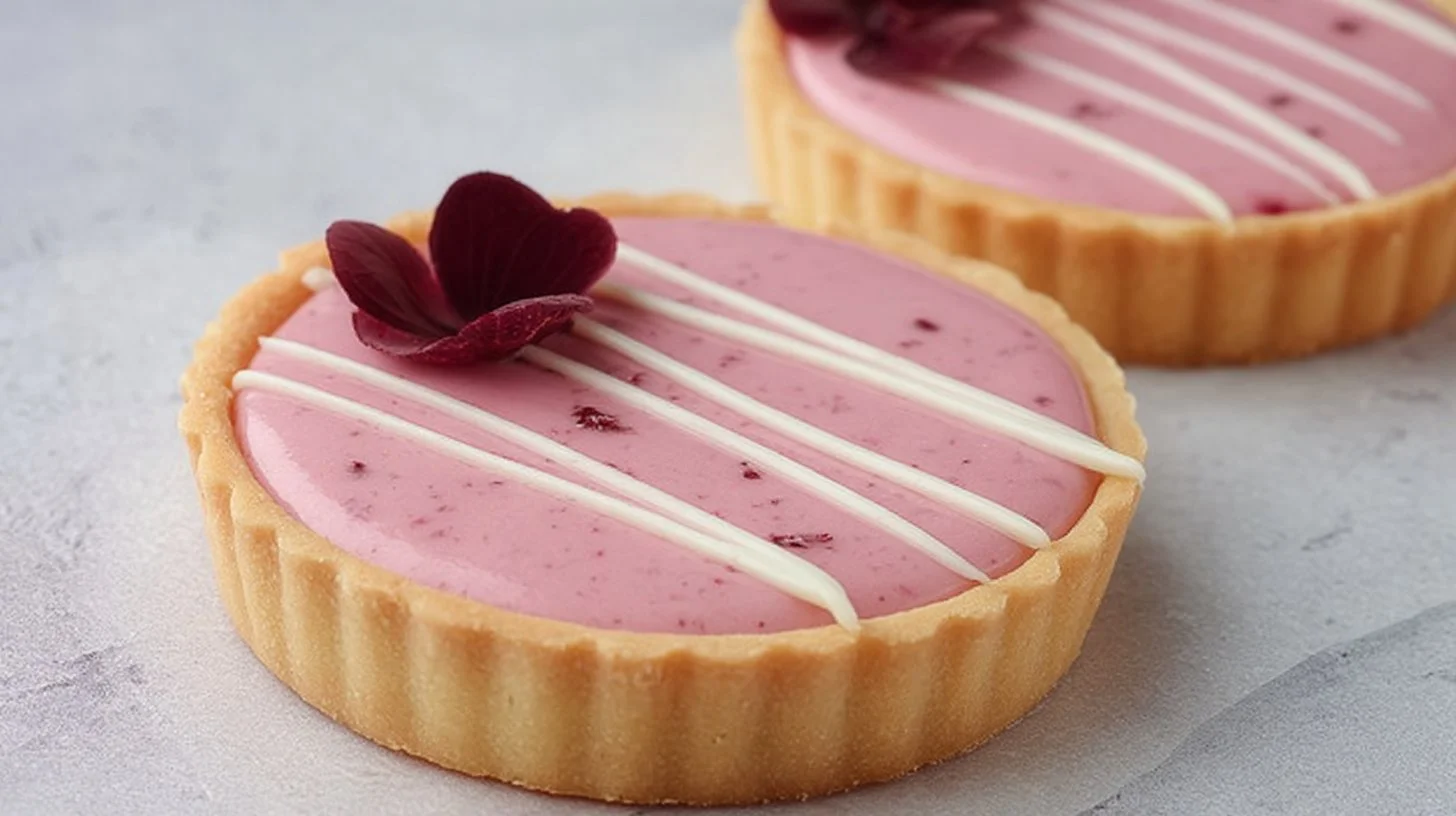 Raspberry Tart 2 Delicious raspberry tart with fresh berries and a golden crust