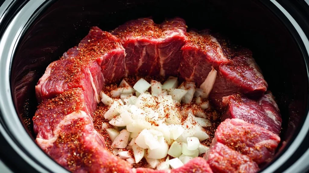Delicious Slow Cooker BBQ Baby Back Ribs with a savory glaze and tender meat.