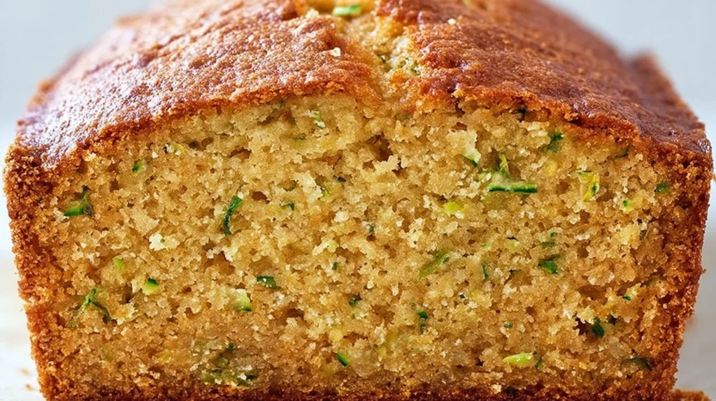Delicious homemade zucchini bread fresh out of the oven