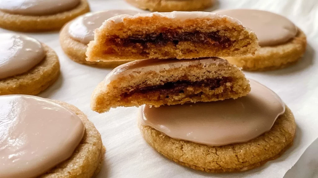 Delicious Brown Sugar Pop Tart Cookies with a sweet glaze and crispy edges