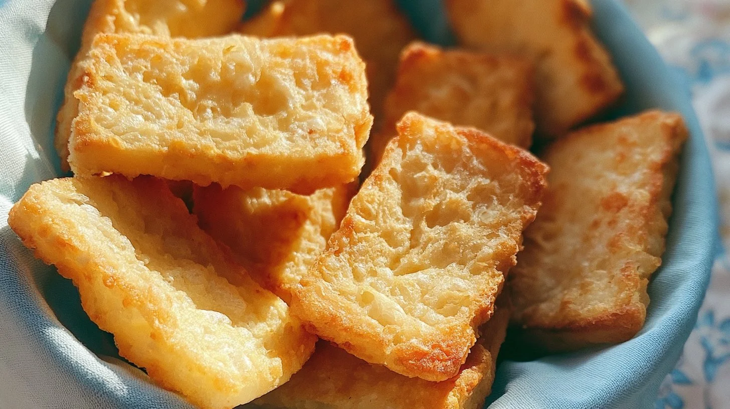 Buttery coconut shortbread cookies arranged on a plate