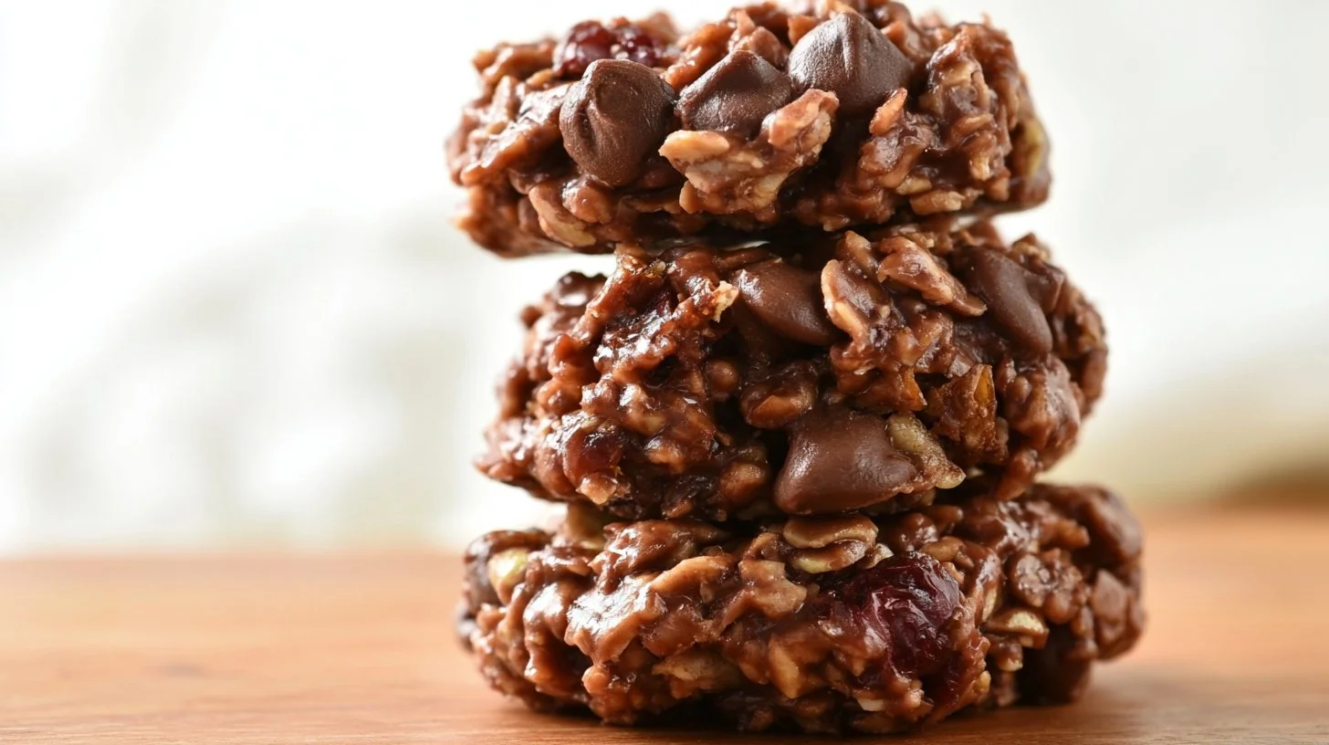 No bake healthy granola bars made with oats, nuts, and natural sweeteners