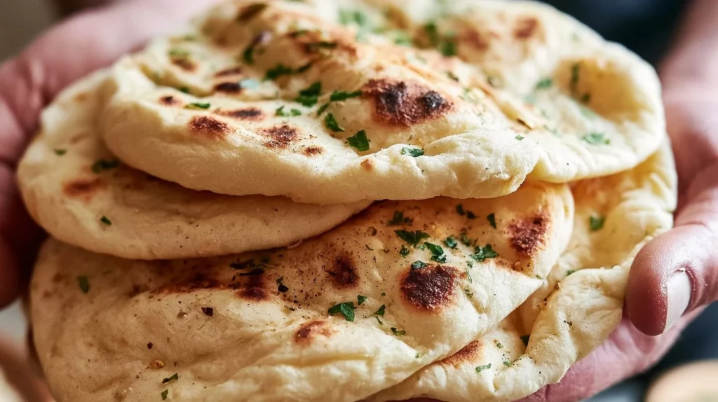 No-oven Turkish bread (Bazlama) made with 3 simple ingredients
