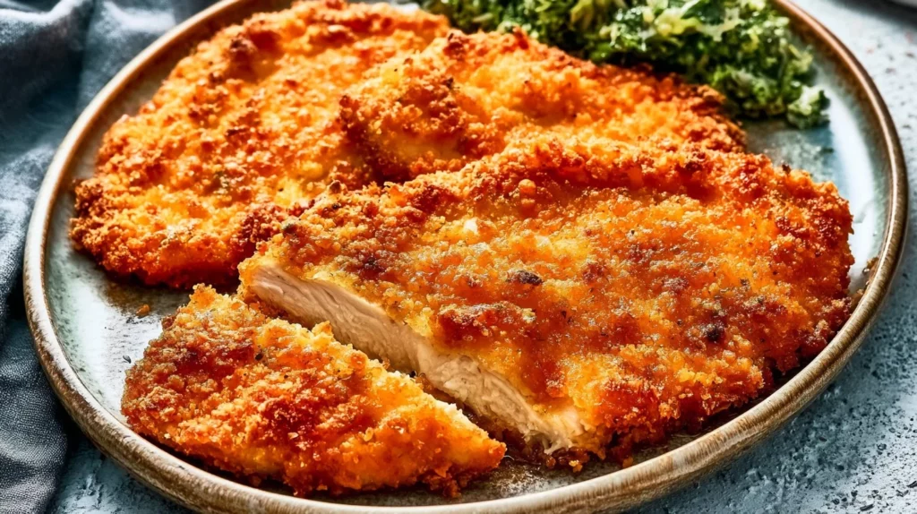 Juicy Baked Ranch Chicken served with herbs and spices