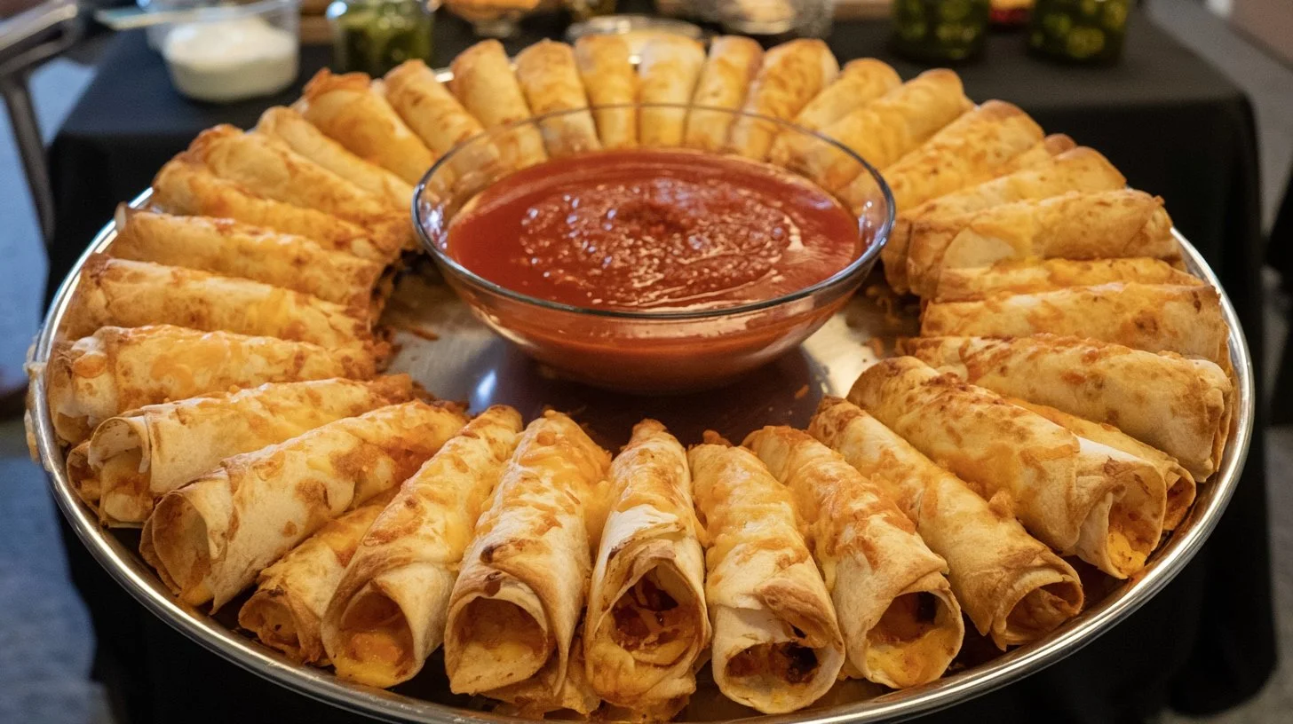 Blooming Quesadilla Ring 2 Delicious Blooming Quesadilla Ring filled with cheese and toppings