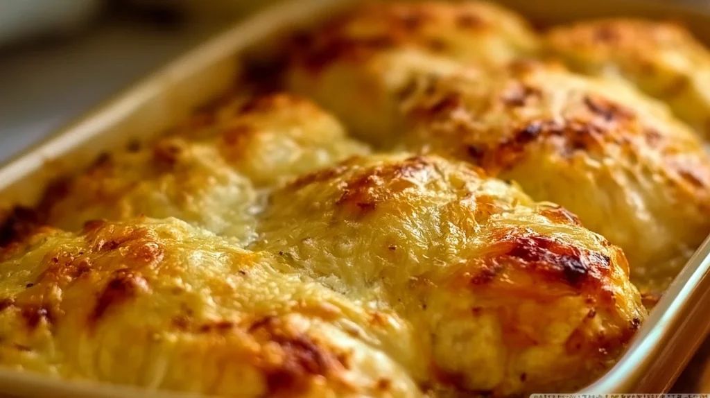 Easy baked chicken with herbs and spices ready to serve