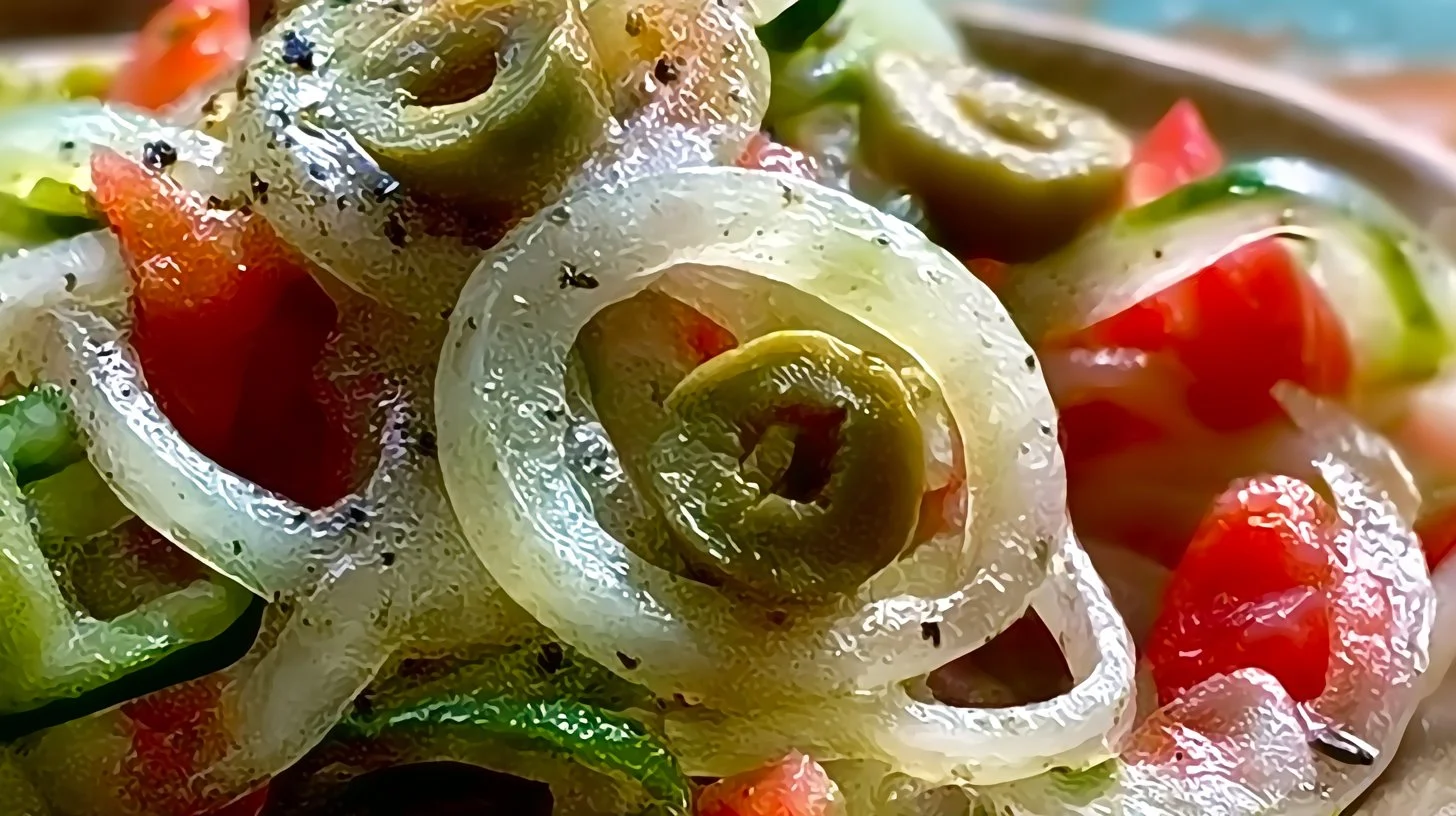 Zesty Italian Cucumber Salad 2 Deliciously vibrant Zesty Italian Cucumber Salad with herbs and spices